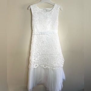 Tiana special occasion girls dress, lace and chiffon size 10